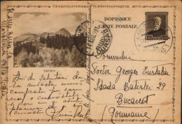 Czechoslovakia- Postal Stationery Postcard 1931 -   Tatry - Ansichtskarten