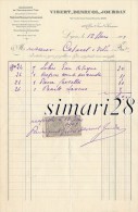 VIBERT DESRUOL JOURDAIN - FABRIQUE DE PARFUMERIE FINE - COIFFEURS POUR DAMES - LYON - RHONE - LE 12/03/1903 - Drogisterij & Parfum