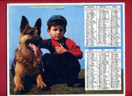 CALENDRIER 1976 IMPRIMEUR OBERTHUR CALENDRIER DOUBLE - Groot Formaat: 1971-80