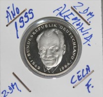 Alemania 2.00  Mark  (Willy Brandt)   Año 1999- ( CECA -F -) - CONSERVACIÓN ( S/C ) PROOF - 2 Mark