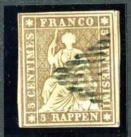 1758 Switzerland 1854 Michel #13 IIBysb  Used Scott #25 ~Offers Always Welcome!~ - Used Stamps