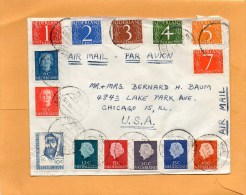 Netherlands Old Cover Mailed To USA - Briefe U. Dokumente