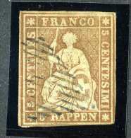 1814 Switzerland  Michel #13IIAyna   Used  Scott #24  Yellow Thread~Offers Always Welcome!~ - Usados