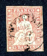 1817 Switzerland  Michel #15 IIByma   Used  Scott #38a ~Offers Always Welcome!~ - Oblitérés