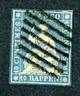 1819 Switzerland  Michel #14 IIA  Used  Scott #21 ~Offers Always Welcome!~ - Oblitérés