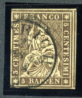 1836 Switzerland  Michel #13 IIBym  Used  Scott 36  ~Offers Always Welcome!~ - Oblitérés