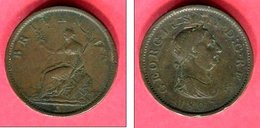 GEORGE III 1 PENNY 1807 KM 663 TB 7 - Other & Unclassified