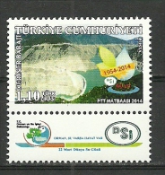 Turkey; 2014 60th Anniv. Of General Directorate Of State Hydraulic Works - Unused Stamps