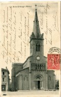 CPA 69 LE BOIS D OINGT L EGLISE 1907 - Le Bois D'Oingt