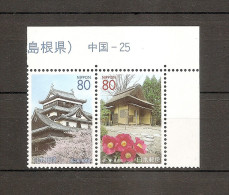 JAPAN NIPPON JAPON MATSUE CASTLE, SHIMANE 2001 / MNH / 3136 A - 3137 A - Nuovi