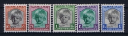 Luxembourg:  Mi.nr. 240 - 244, Yv 234-238 MH/*, 1931 Caritas - Unused Stamps