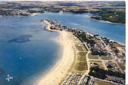 CARTE POSTALE  PHOTOGRAPHIE VERITABLE   ILE TUDY   VUE  AERIENNE COULEUR - Ile Tudy