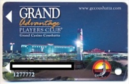 Grand Casino, Coushatta, Kinder, LA,  U.S.A.,  Older Used Slot Card,  Grandcoushatta-1 - Carte Di Casinò