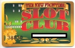 The New Frontier Casino, Las Vegas  Older Used Slot Card, Newfrontier-2 - Tarjetas De Casino