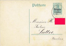 CP - Postkarte -  OCCUPATION ALLEMANDE  14-18 -  Oblitéré Luttre 1916 -     (3589) - Sonstige & Ohne Zuordnung