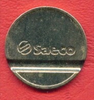 F2434 / - SAECO -  Italian Manufacturer Of Espresso Machines -  24 Mm - Jeton Token  Gettone - Italia Italy Italie I - Professionali/Di Società