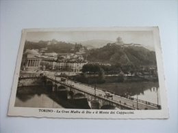 Torino La Gran Madre Di Dio  E Monte Capuccini PONTE Annullo A Targa Lotteria Tripoli - Ponts