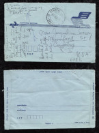 Brazil Brasil 1975 Stationery Aerograma To USA Rare !! - Ganzsachen