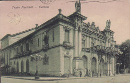 Ecuador PPC Teatro Nacional - Caracas 1924 To BUENOS AIRES Simon Bolivar Stamps (2 Scans) - Ecuador