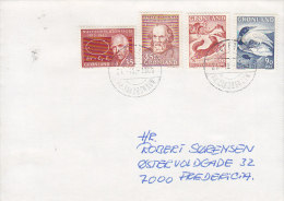 Greenland Deluxe RODEBAY Pr. JACOBSHAVN 1969 Cover Brief Denmark Niels Bohr (Cz. Slania) Bird Vogel Oiseau Fuchs Fox - Marcophilie