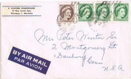 7823. Carta  Aerea WINNIPEG (Manitoba9 Canada 1955 - Storia Postale
