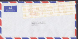 Great Britain Airmail Par Avion "DU PONT" BRISTOL Meter Stamp Cover To BALLERUP Denmark - Cartas & Documentos
