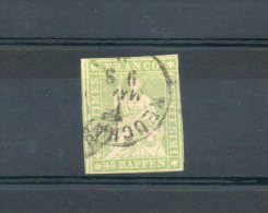 Suisse. Helvetia. 40 Rappen - Usados