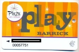 Plaza Casino,  Las Vegas, Older Used Slot Card, Plaza-2 - Tarjetas De Casino