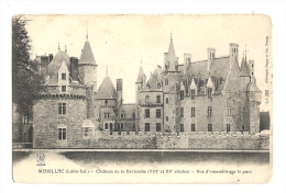 Cp, 44, Missillac, Château De La Bretesche, Vue D'Ensemble Sur Le Parc, Voyagée - Missillac