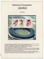 Sommer-Olympiade Seoul 1988 San Marino Block 11 ** 4€ Hürden-Lauf Weitsprung  Bloque Hojita Sprint Bloc Sheet Bf Olympic - Briefe U. Dokumente