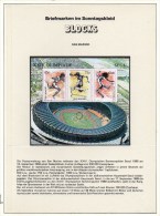 Sommer-Olympiade Seoul 1988 San Marino Block 11 ** 4€ Hürden-Lauf Weitsprung  Bloque Hojita Sprint Bloc Sheet Bf Olympic - Cartas & Documentos