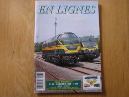 EN LIGNES Revue Ferroviaire N° 93 G2000 Vossloh 73 B Cargo SNCB NMBS Chemins Fer Train Autorail Rail - Chemin De Fer & Tramway