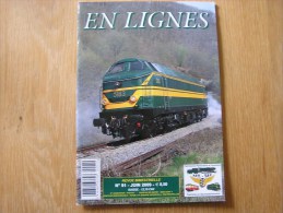 EN LIGNES Revue Ferroviaire N° 91 Wagon Bremen 14 18  Série 22 25 25.5 SNCB NMBS Chemins Fer Train Autorail Rail - Chemin De Fer & Tramway