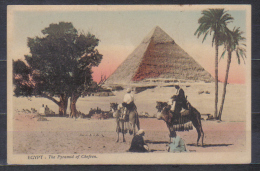 Egypt  Postcard The Pyramid Of Chefren , Unused - Pyramides