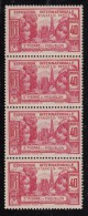 St Pierre Et Miquelon 1937 MNH Sc 167 40c Paris International Exposition Vertical Strip - Unused Stamps