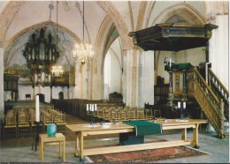 NL.- Appingedam. Interieur Nicolaïkerk. Met Orgel En Preekstoel. 2 Scans - Appingedam