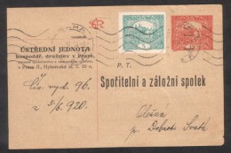 C01697 - Czechoslovakia (1920) Praha 1; Stamp: "Hradcany" - The Castle District, Is The District Of The City Of Prague - Lettres & Documents