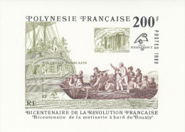 POLYNESIE FRANCAISE / 200f NON DENTELLE - BICENTENAIRE REVOLUTION FRANCAISE - Ungebraucht