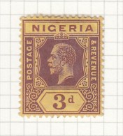 King George V - 1914 - Nigeria (...-1960)