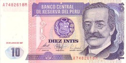 PEROU   10 Intis   Daté Du 26-06-1987    Pick 129       ***** BILLET  NEUF ***** - Peru