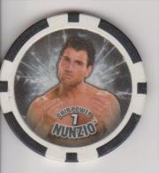 WWE 2008 Wrestling Game Collectible Black Chip By Topps Europe NUNZIO - Habillement, Souvenirs & Autres