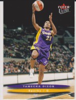 WNBA 2003 Fleer Card TAMECKA DIXON Women Basketball LOS ANGELES SPARKS - Trading Cards