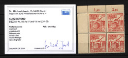 SBZ,88A,IV,xx,Befund Jasch BPP (5670) - Mint