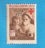 1950  2  TRIESTE ZONA B  JUGOSLAVIJA SLOVENIJA   RED CROSS, CHILD NURSE  MNH - Mint/hinged