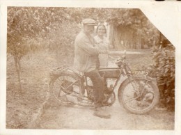 PHOTO 31 -  Carte - Photo Originale ( 12 X 9 ) - Moto / Motocyclette / Motocycliste - Moto