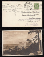 Norway Norwegen 1935 Postcard OSLO RIGSMESSEN TRONDHEIM Advertising Postmark To Belgium - Briefe U. Dokumente