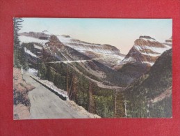 USA National Parks--Glacier National Park  Hand Colored 1938 Cancel    Ref 1286 - USA National Parks