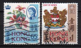 HONG KONG - 1968 YT 236+237 USED CPL - Gebruikt