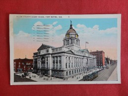 Indiana > Fort Wayne -- Court House  1935  Cancel   Ref 1291 - Fort Wayne