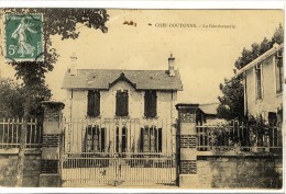 Carte Postale Ancienne Chef Boutonne - La Gendarmerie - Chef Boutonne